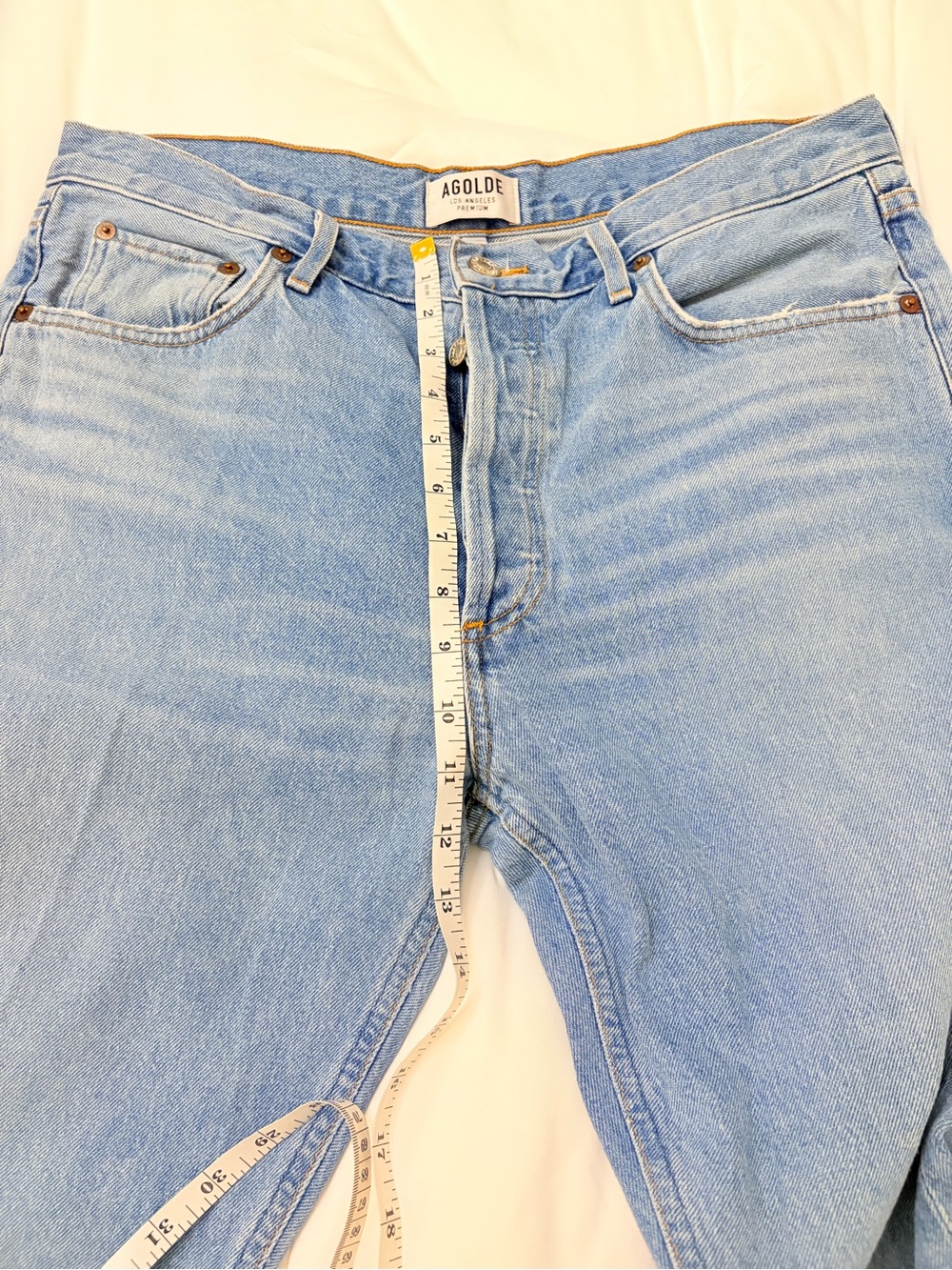 AGOLDE Jamie High Rise Classic Straight Taper Jeans - Picture 9 of 12